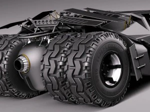 Batmobile 2005 3D Model