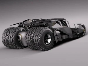 Batmobile 2005 3D Model