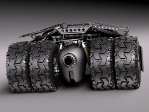 Batmobile 2005 3D Model