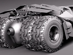 Batmobile 2005 3D Model