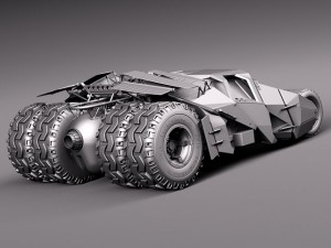 Batmobile 2005 3D Model