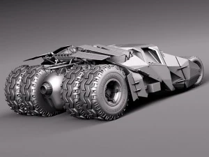 Batmobile 2005 3D Model