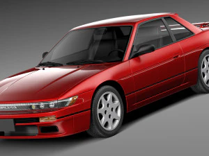 Ниссан Сильвия К С13 1989-1994 гг. 3D Модель