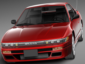 Nissan Silvia K S13 1989-1994 3D 模型