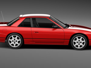 Nissan Silvia K S13 1989-1994 3D 模型