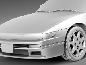 Nissan Silvia K S13 1989-1994 3D 模型