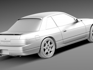 Nissan Silvia K S13 1989-1994 3D 模型
