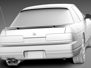 Nissan Silvia K S13 1989-1994 3D 模型