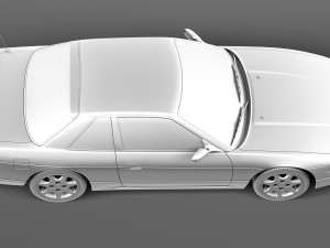 Nissan Silvia K S13 1989-1994 3D 模型