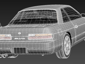 Nissan Silvia K S13 1989-1994 3D 模型