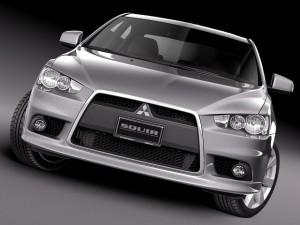 Mitsubishi Lancer GT 2008-2014 3D Model