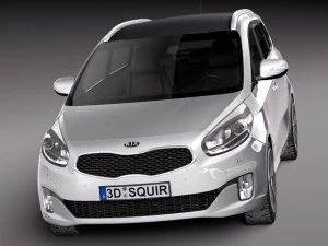 Kia Carens 2014 3D Model