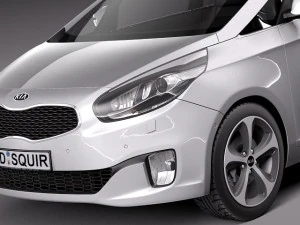 Kia Carens 2014 3D Model