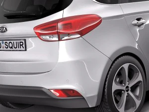 Kia Carens 2014 3D Model