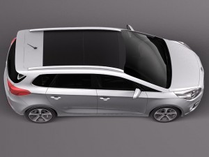 Kia Carens 2014 3D 模型