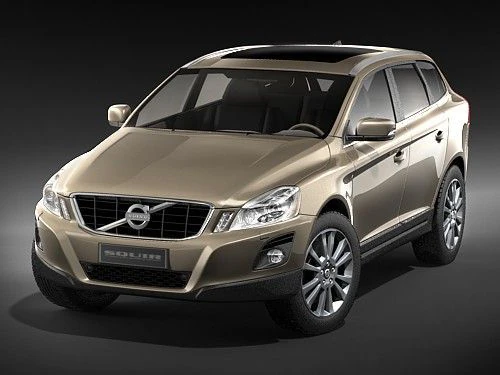 Volvo XC60 2009 3D Model .c4d .max .obj .3ds .fbx .stl .blend