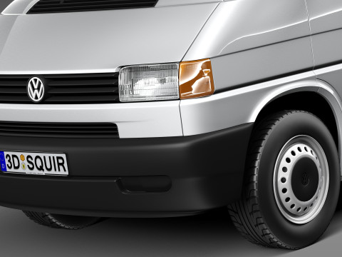 Volkswagen T4 Multivan Eurovan 1990-2003 3D 模型