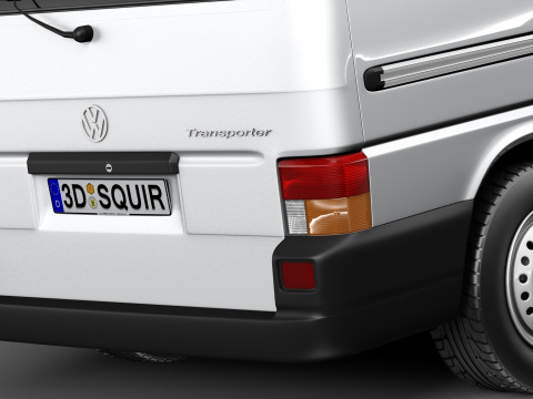 Volkswagen T4 Multivan Eurovan 1990-2003 3D 模型
