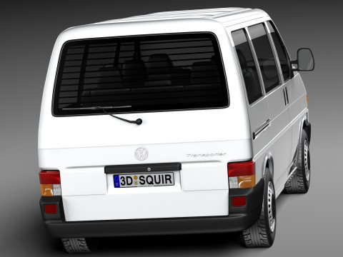 Volkswagen T4 Multivan Eurovan 1990-2003 3D 模型