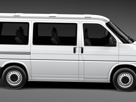 Volkswagen T4 Multivan Eurovan 1990-2003 3D 模型
