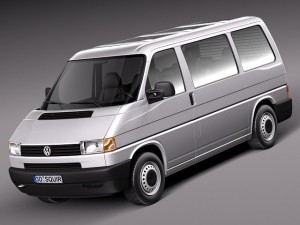 Volkswagen T4 Multivan Eurovan 1990-2003 Modello 3D