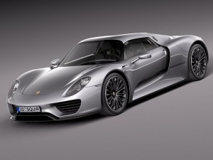 Porsche 918 Spyder 2015 3D Model