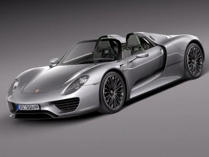 Porsche 918 Spyder 2015 3D Model