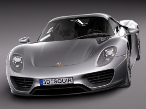 Porsche 918 Spyder 2015 3D Model