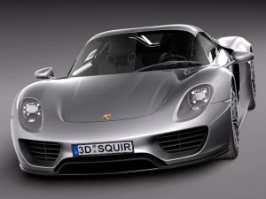 Porsche 918 Spyder 2015 3D Model