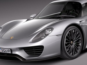 Porsche 918 Spyder 2015 3D Model
