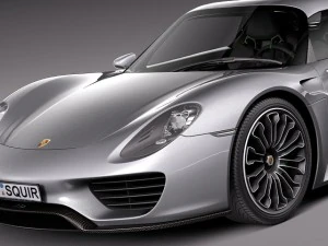 Porsche 918 Spyder 2015 3D Model