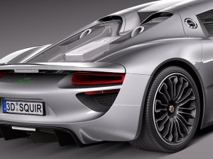 Porsche 918 Spyder 2015 3D Model