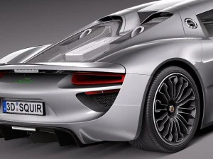 Porsche 918 Spyder 2015 3D Model