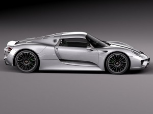 Porsche 918 Spyder 2015 3D Model