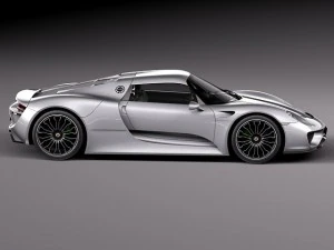 Porsche 918 Spyder 2015 3D Model
