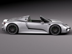 Porsche 918 Spyder 2015 3D Model