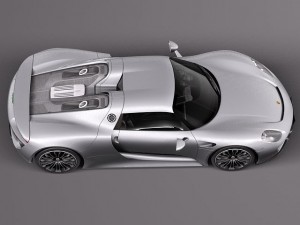 Porsche 918 Spyder 2015 3D Model