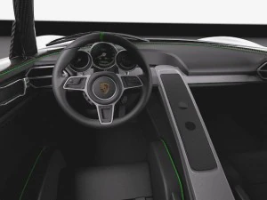 Porsche 918 Spyder 2015 3D Model