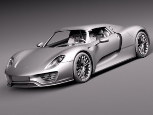Porsche 918 Spyder 2015 3D Model