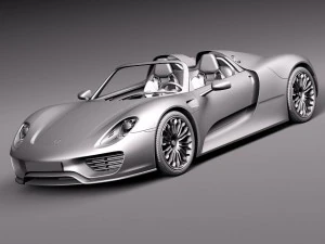 Porsche 918 Spyder 2015 3D Model