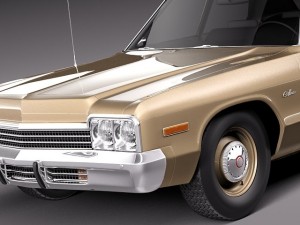 Dodge Monaco 1974 3D 모델