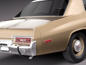 Dodge Monaco 1974 3D 모델