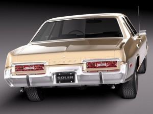 Dodge Monaco 1974 3D 모델