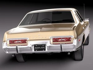 Dodge Monaco 1974 3D Model
