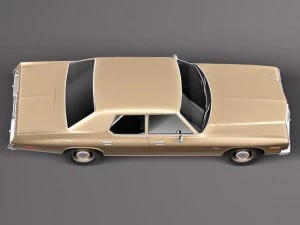 Dodge Monaco 1974 3D Model