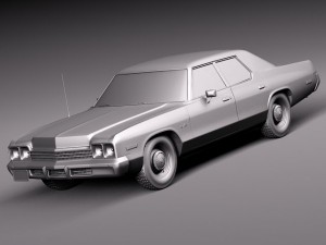 Dodge Monaco 1974 3D 모델
