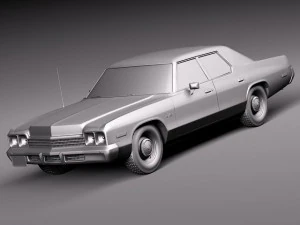Dodge Monaco 1974 3D Model
