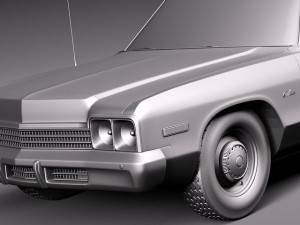 Dodge Monaco 1974 3D 모델