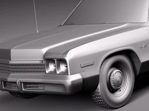 Dodge Monaco 1974 3D Model