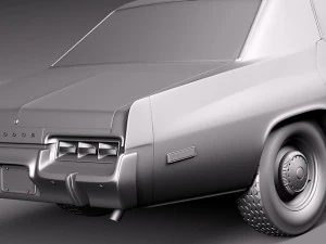 Dodge Monaco 1974 3D Model